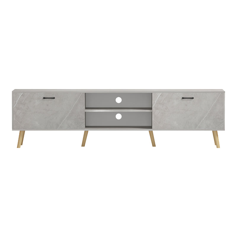 Έπιπλο Τηλεόρασης Gorna Μπεζ Εφέ Μαρμάρου 180x35x48.6