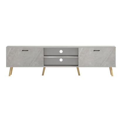 Έπιπλο Τηλεόρασης Gorna Μπεζ Εφέ Μαρμάρου 180x35x48.6
