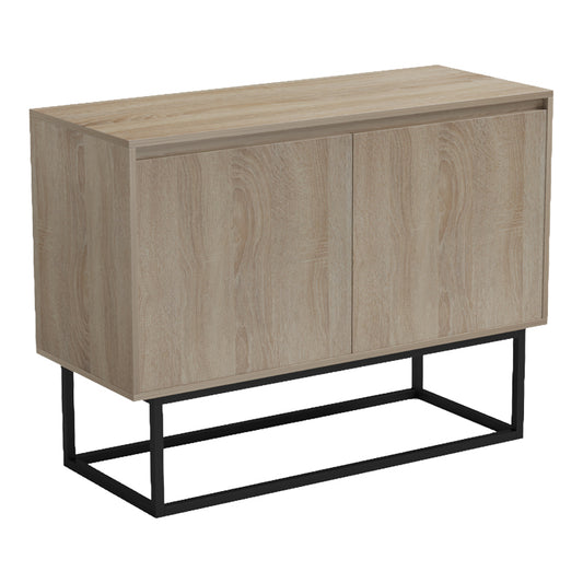 Μπουφές Dabia Sonoma-Πόδι Μαύρο Μέταλλο 100x40x74