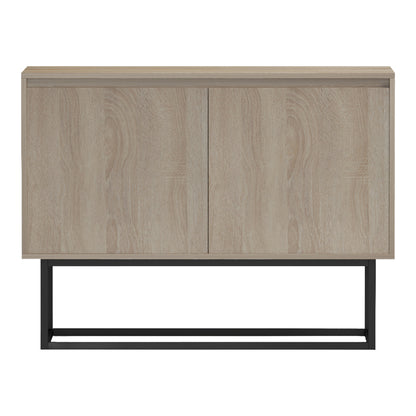 Μπουφές Dabia Sonoma-Πόδι Μαύρο Μέταλλο 100x40x74