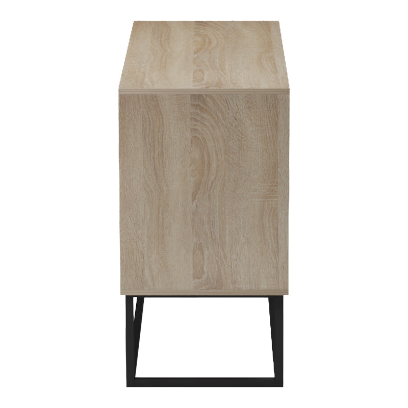 Μπουφές Dabia Sonoma-Πόδι Μαύρο Μέταλλο 100x40x74