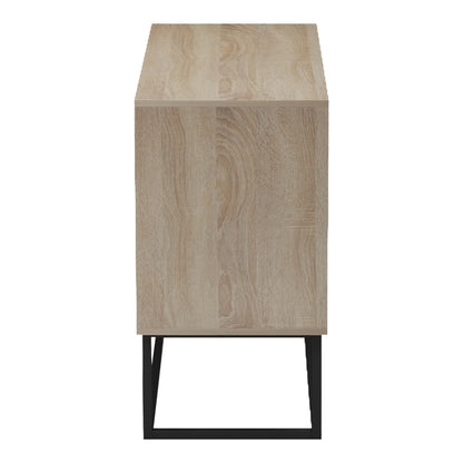 Μπουφές Dabia Sonoma-Πόδι Μαύρο Μέταλλο 100x40x74