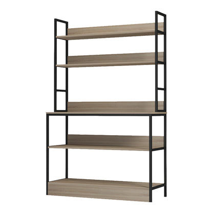 Oranis Sonoma-Black Floor Shelf 105x38x165