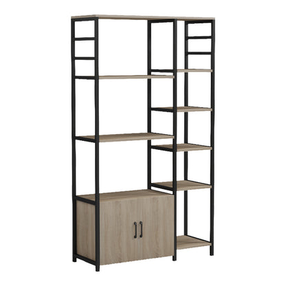 Επιδαπέδια Ραφιέρα Ranea Sonoma-Μαύρο 85x32x150