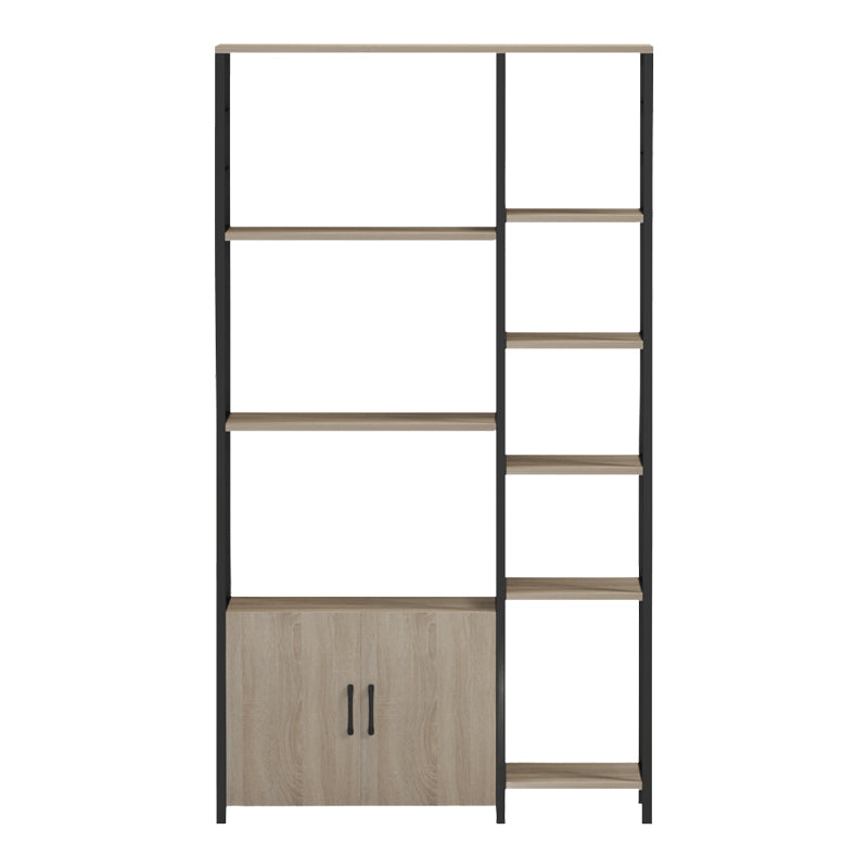 Επιδαπέδια Ραφιέρα Ranea Sonoma-Μαύρο 85x32x150