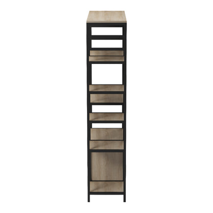 Επιδαπέδια Ραφιέρα Ranea Sonoma-Μαύρο 85x32x150