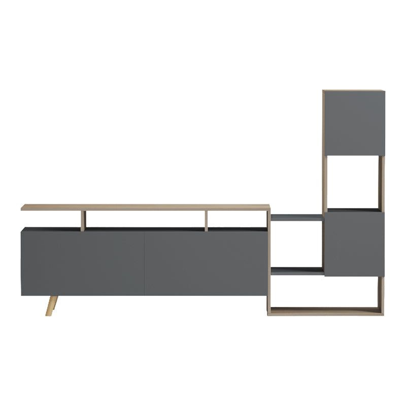 Living Room Set Defry Sonoma-Anthracite 177.5x31.5x110