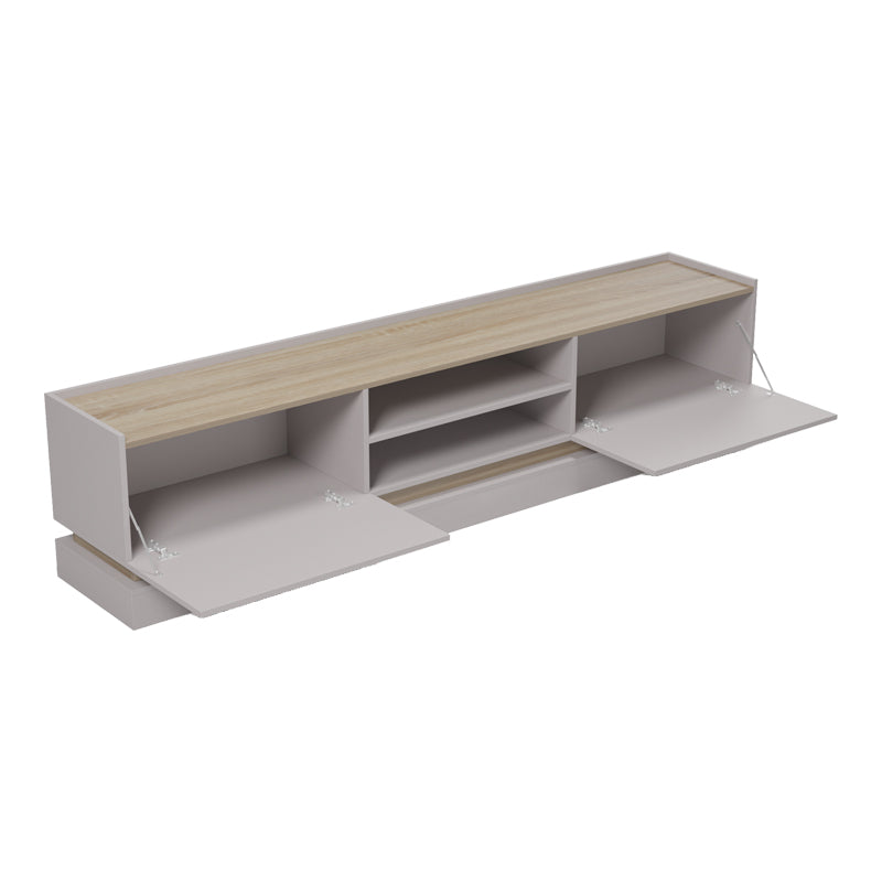 Έπιπλο Τηλεόρασης Wendo Γκρι-Sonoma 200x37x47