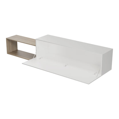 TV Wall Unit Olande Sonoma-White 210x35x48