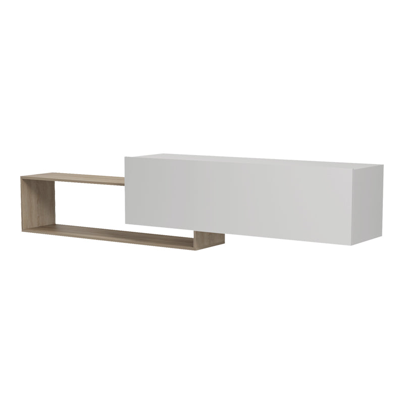 TV Wall Unit Olande Sonoma-White 210x35x48