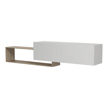 TV Wall Unit Olande Sonoma-White 210x35x48