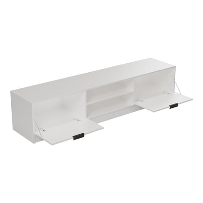 Έπιπλο Τηλεόρασης Lemardo Λευκό 180x40x40