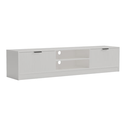 Έπιπλο Τηλεόρασης Lemardo Λευκό 180x40x40