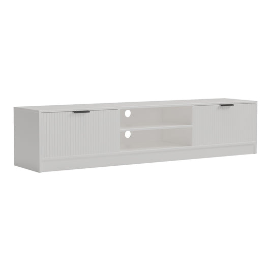 Έπιπλο Τηλεόρασης Lemardo Λευκό 180x40x40