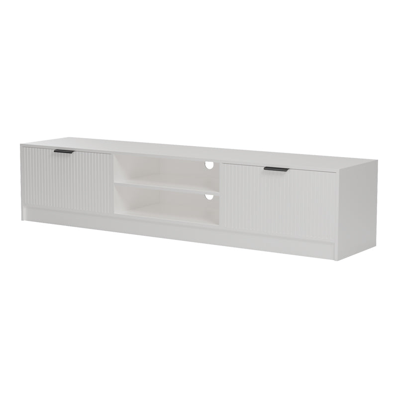 Έπιπλο Τηλεόρασης Lemardo Λευκό 180x40x40