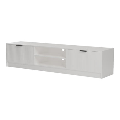 Έπιπλο Τηλεόρασης Lemardo Λευκό 180x40x40