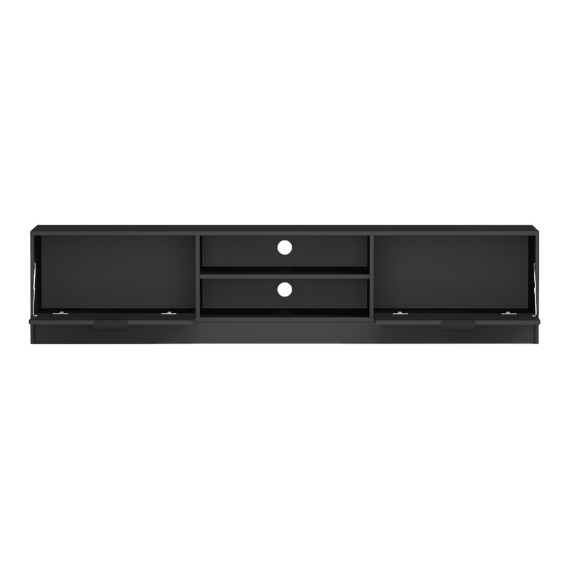 Έπιπλο Τηλεόρασης Lemardo Μαύρο 180x40x40