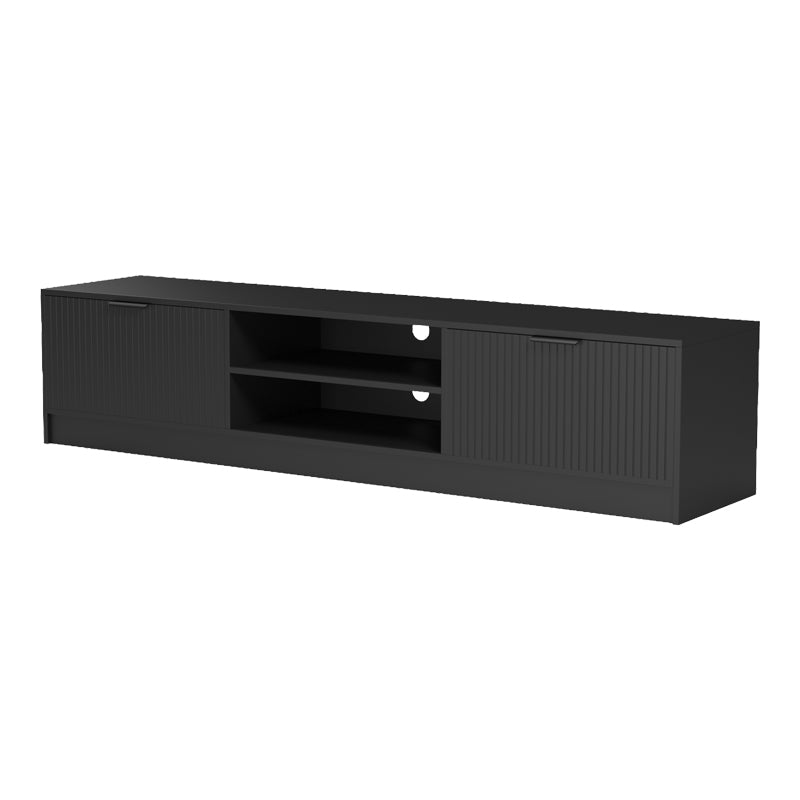 Έπιπλο Τηλεόρασης Lemardo Μαύρο 180x40x40