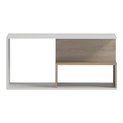 Τραπέζι Σαλονιού Kelena Sonoma-Λευκό 90x51x43