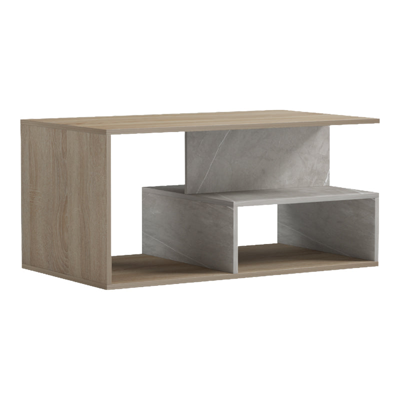Kelena Living Room Table Sonoma-Beige Marble Look 90x51x43