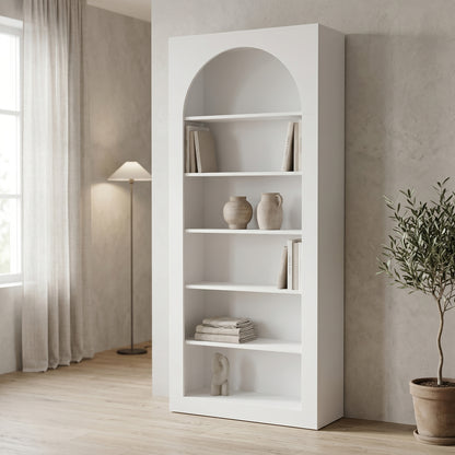 Boke Bookcase White 80x31.5x180