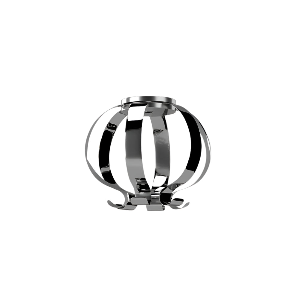 Φωτιστικό Κρεμαστό Genoa Μονόφωτο Μεταλλικό Χρώμιο Ε27 30x30x80