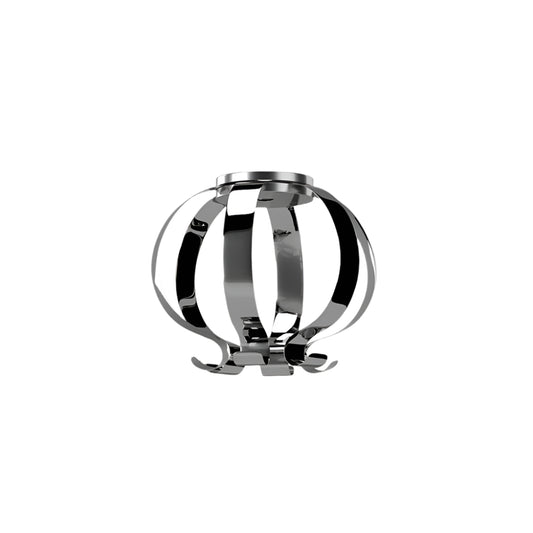 Φωτιστικό Κρεμαστό Genoa Μονόφωτο Μεταλλικό Χρώμιο Ε27 30x30x80