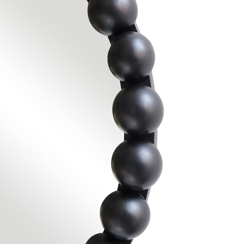 Καθρέπτης Specio Ξύλο σε Μαύρη Απόχρωση Φ60x4.5