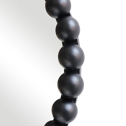 Καθρέπτης Specio Ξύλο σε Μαύρη Απόχρωση Φ60x4.5