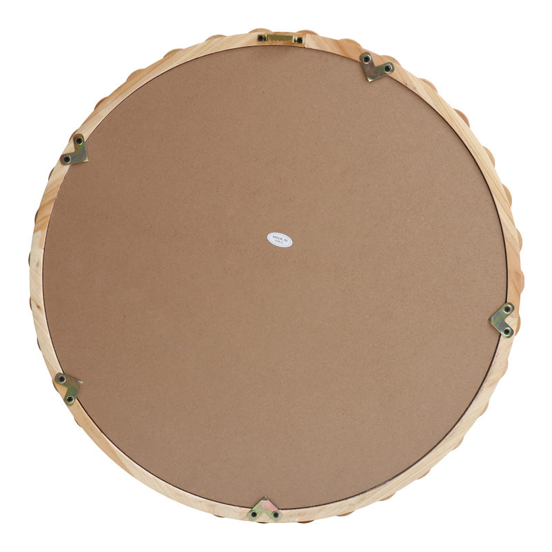 Καθρέπτης Specio Ξύλο σε Φυσική Απόχρωση Φ60x4.5