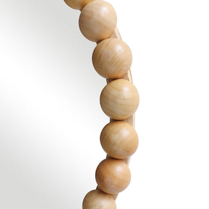 Καθρέπτης Specio Ξύλο σε Φυσική Απόχρωση Φ60x4.5