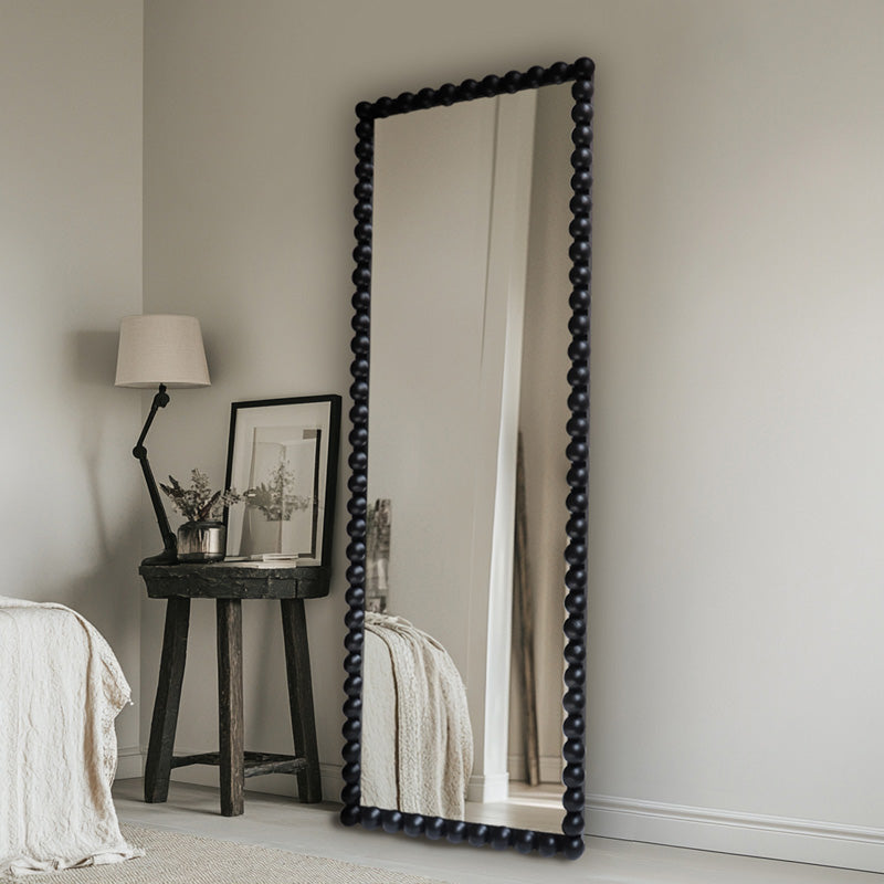 Καθρέπτης Ledalo Ξύλο σε Μαύρη Απόχρωση 45x4.5x130