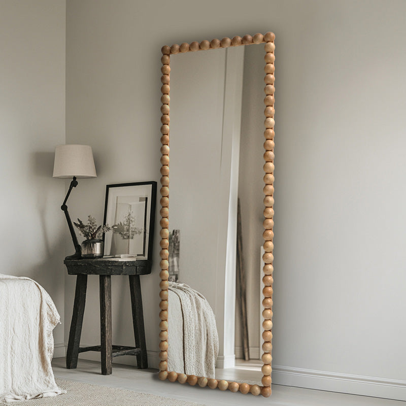 Καθρέπτης Ledalo Ξύλο σε Φυσική Απόχρωση 45x4.5x130