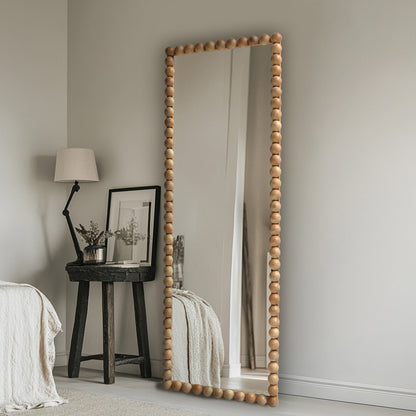 Καθρέπτης Ledalo Ξύλο σε Φυσική Απόχρωση 45x4.5x130