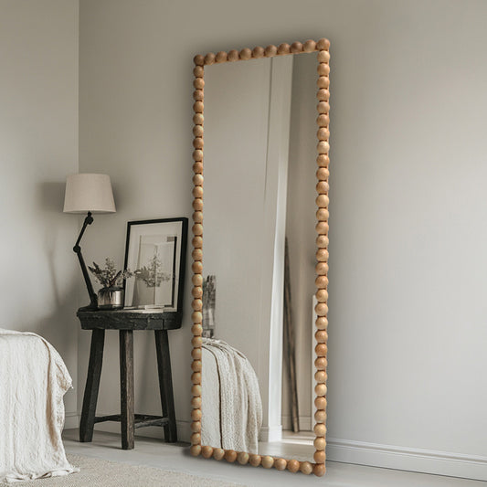 Καθρέπτης Ledalo Ξύλο σε Φυσική Απόχρωση 45x4.5x130