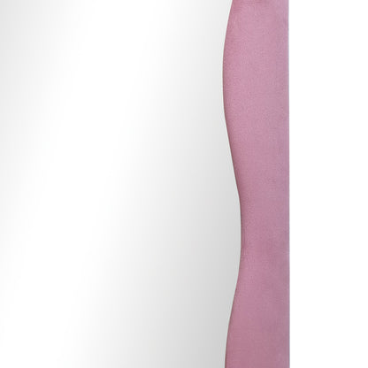 Καθρέπτης Δαπέδου Lezour Βελούδο σε Σάπιο Μήλο Απόχρωση 50x5x170