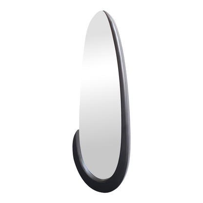 Marly Oval Mirror Black MDF 50.5x4x127