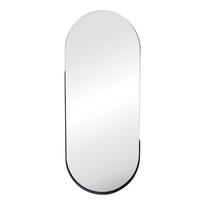 Mirror Asteria Black MDF Black Metal 45x5x105