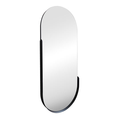 Mirror Asteria Black MDF Black Metal 45x5x105