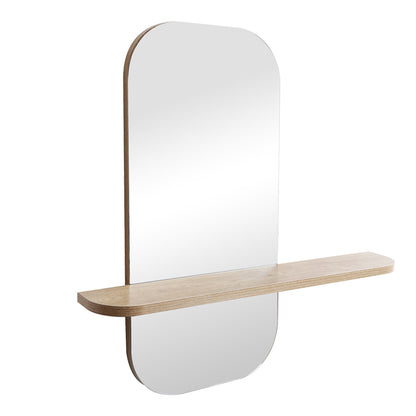 Καθρέπτης Lunaria MDF σε Φυσική Απόχρωση 60x11.5x60
