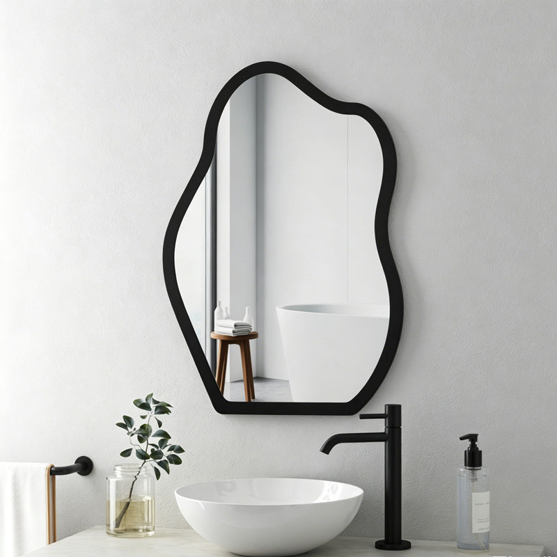 Mirror Evanthia Black MDF 36x1.2x56