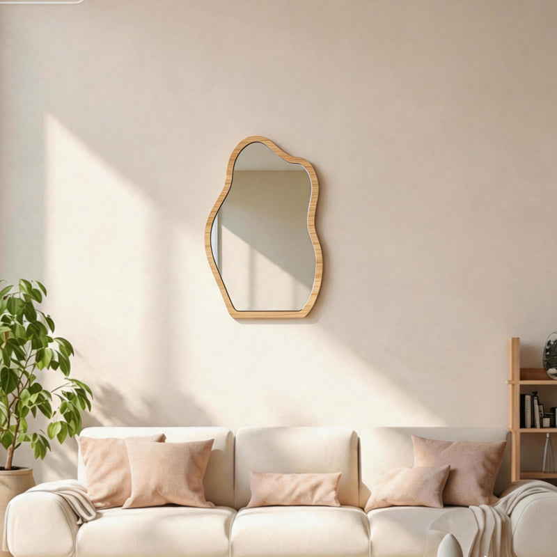 Mirror Evanthia MDF in Natural Shade 36x1.2x56