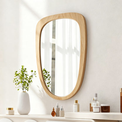 Mirror Phaedra MDF in Natural Shade 74x2,5x120