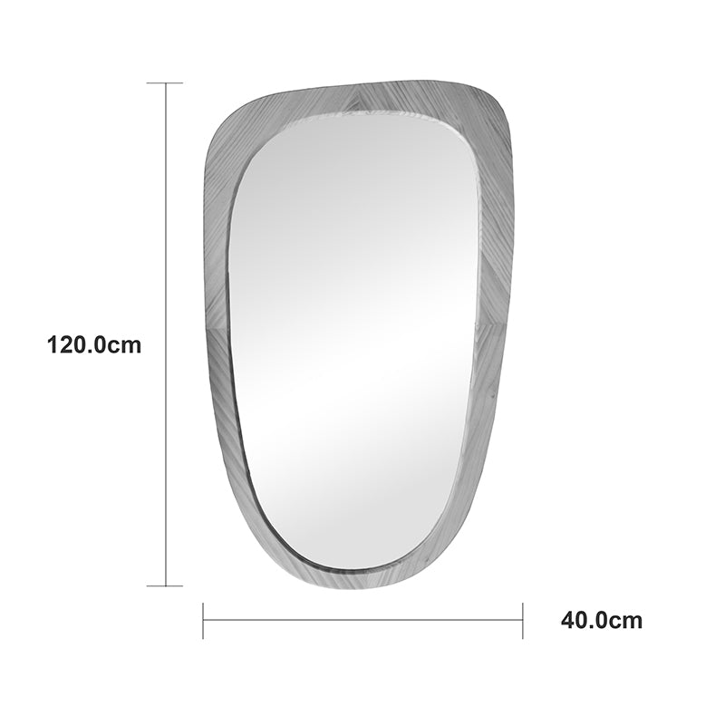 Mirror Phaedra MDF in Natural Shade 74x2,5x120
