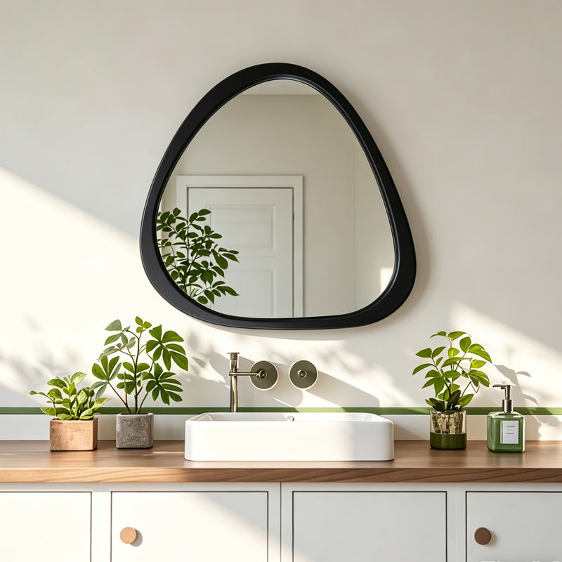 Καθρέπτης Ione Μαύρο MDF 55x2,5x60