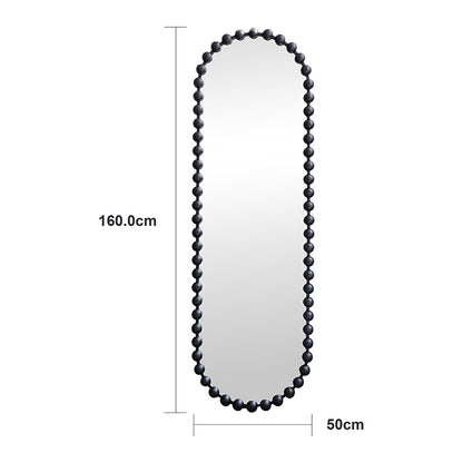 Mirror Myrtus Black Metal 40x2.5x160