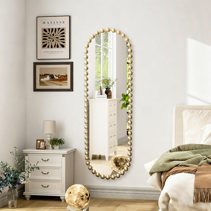 Mirror Myrtus Gold Metal 40x2.5x160
