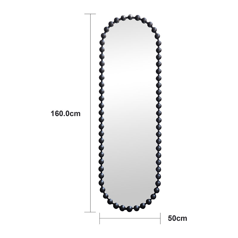 Mirror Myrtus Gold Metal 40x2.5x160