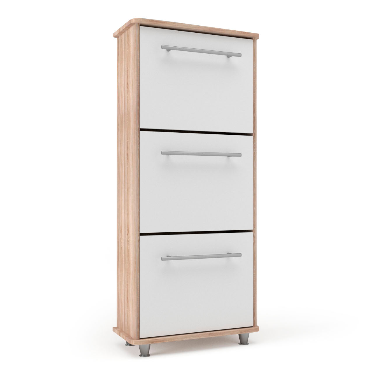 Παπουτσοθήκη Niagara 58x26.5x132 Σονόμα-Λευκή