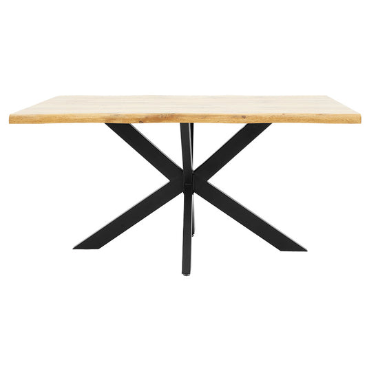 Τραπέζι Gilman MDF Sonoma-Μαύρο 150x90x75